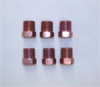 6 pack of A12-3  Common American master cylinder flare nut for 3/16