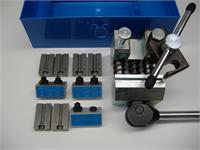brake line Flaring tool with 3/16 SAE, 1/4 SAE and 4.75mm DIN punch and die sets