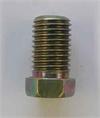 10mm x 1.25 male fully threaded steel brake line tubing nut - Long Style - SAE flare 